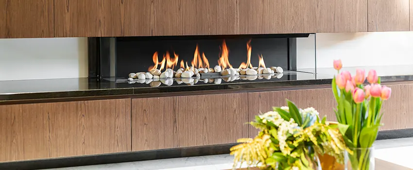 Double-height Fireplace Design Refurbishment in Point Pleasant, New Jersey