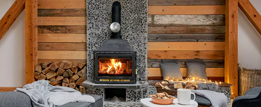 Thelin Hearth Products Direct Vent Gas Stove Fireplace Inspection in Point Pleasant, New Jersey